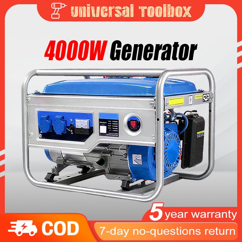 Gasoline Generator 4kw/60Hz Single-Phase 4-Stroke Generator 220V ...