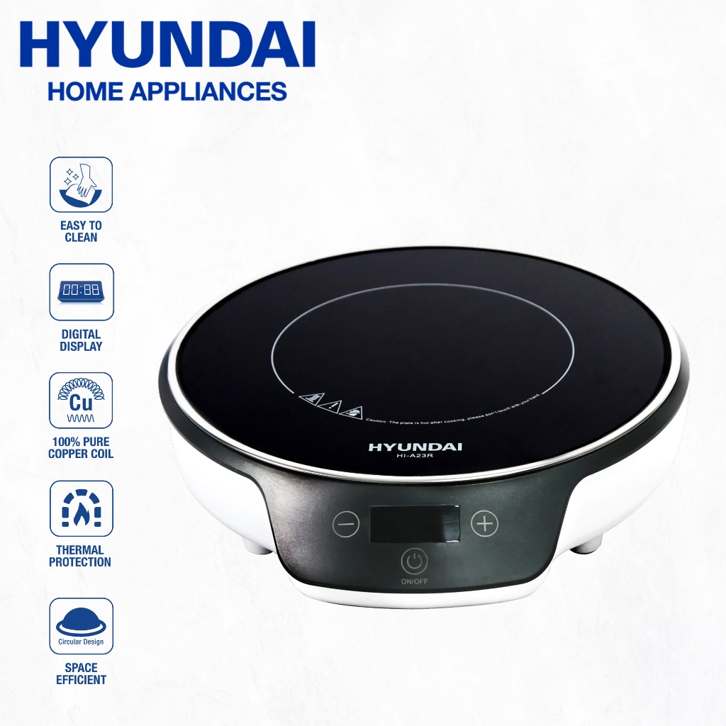 Hyundai by Winland Circular Induction Cooker 28.5cm Diameter 2000W (HI ...
