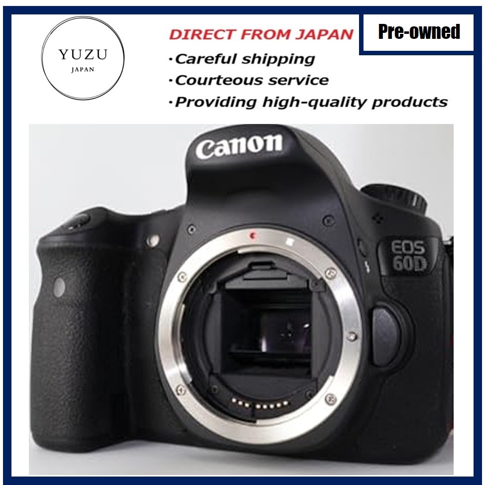 Pre-owned Product Canon EOS 60D 18MP Digital SLR Camera Body Black ...