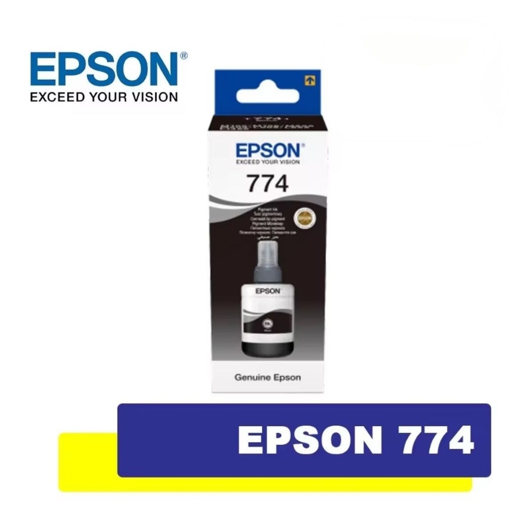 Epson 774 Pigment Black 140ml Ink EPSON Workforce M200 M105 M100 L655 ...