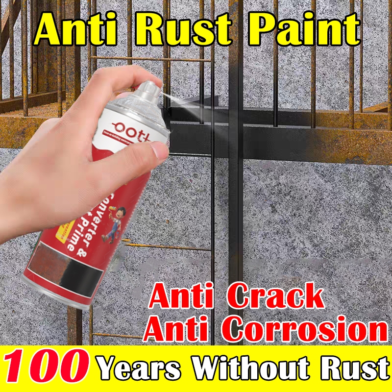 Anti Rust Paint for Metal 500ML Steel Spray for Rusty Metal Steel Stair ...