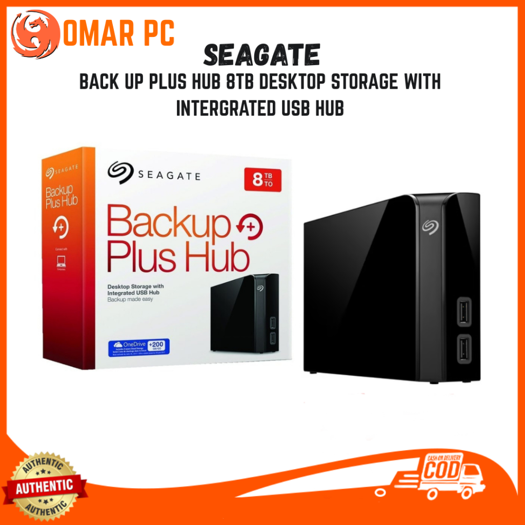 SEAGATE BACK UP PLUS HUB | 4TB | 8TB | DESKTOP STORAGE WITH INTEGRATED ...