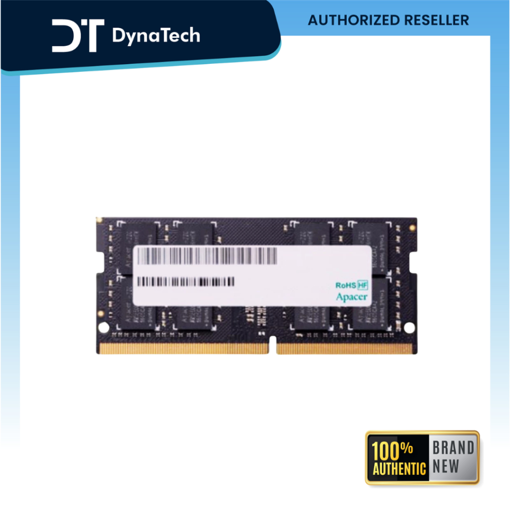 Apacer 16GB Single DDR4 3200MHz SoDimm Memory ES.16G21.GSH | Shopee ...
