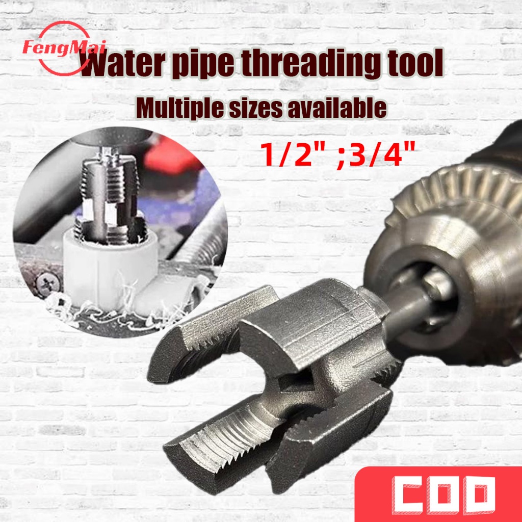 Internal Thread and External Thread Pipe Threading Tool for 1/2 inch 3/ ...