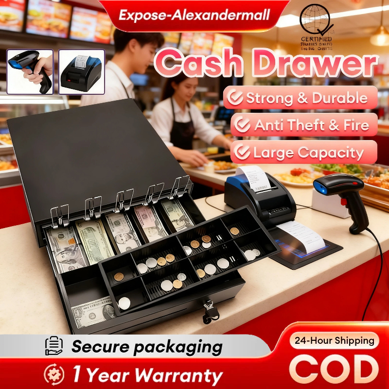 Expose Cash Drawer Cashier Box Supermarket Money Secret Safe Box 5 ...