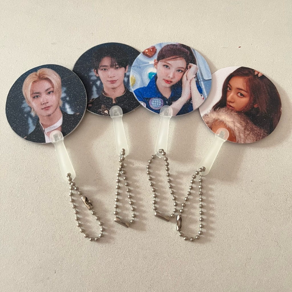 Customize Mini Uchiwa Fan Keychain (Send Own Pic) | Shopee Philippines