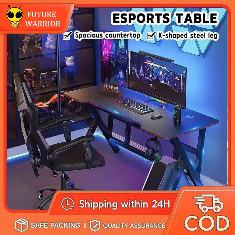 【FUTURE WARRIOR】Professional Gaming Desk Comfortable Stable Home Office ...