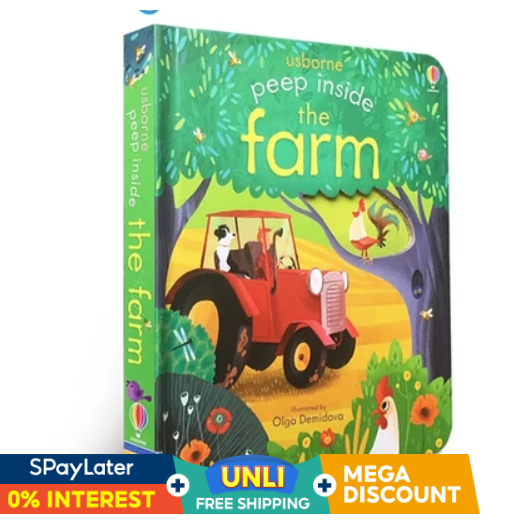Usborne Peep Inside How A Plane Works 3D Book English Story Book Early ...