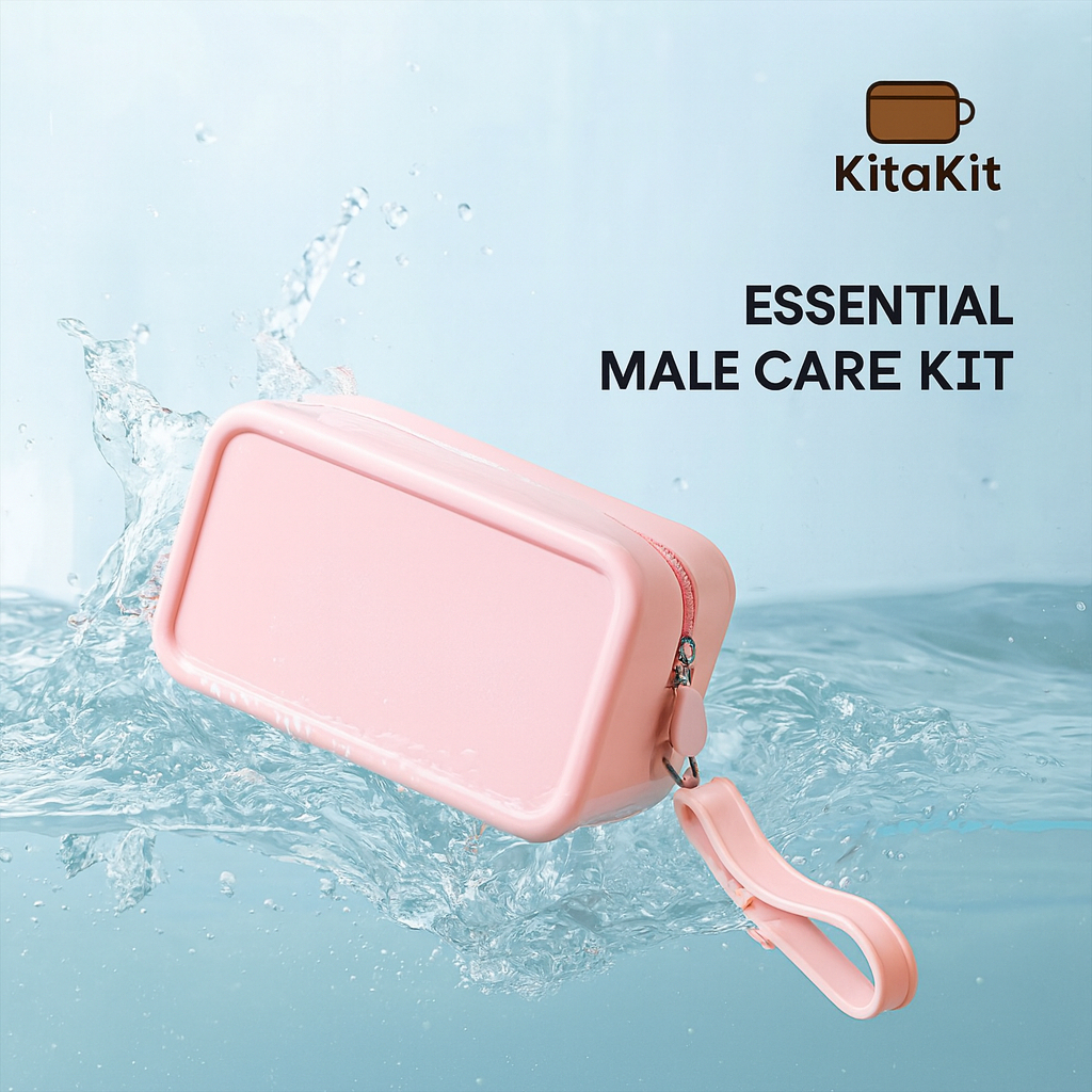KITAKIT Chic Green/Pink Travel & Office Pouch | Shopee Philippines