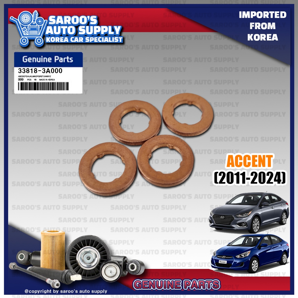 [U2][Genuine] Injector Washer For Hyundai Accent , 2011-2024, CRDI ...