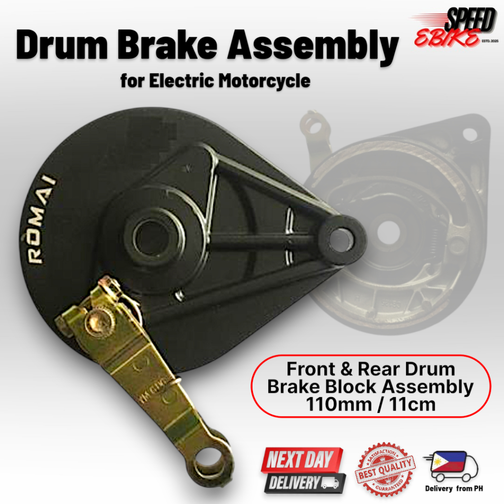 SpeedBike FRONT and REAR DRUM BRAKE BLOCK ASSEMBLY SET | Shopee Philippines