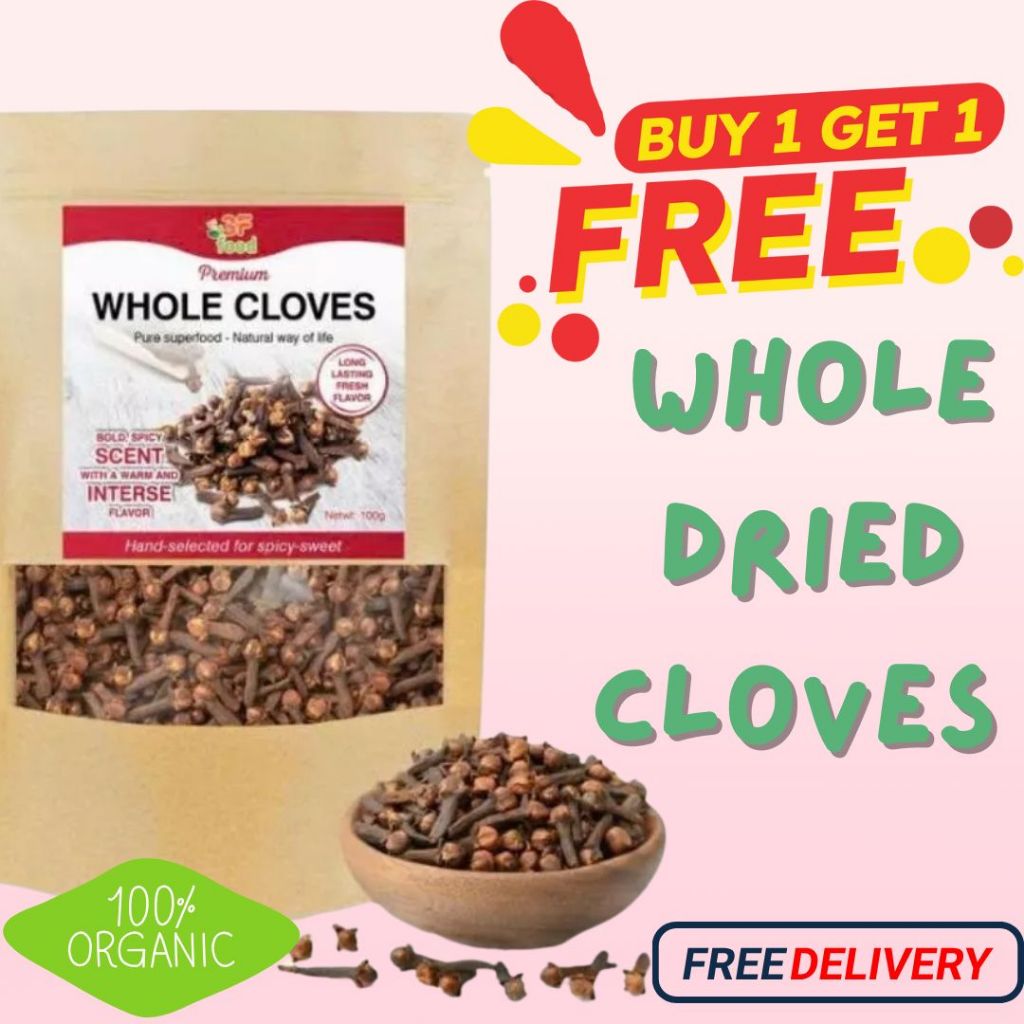 [ BUY 1 GET 1] 3F Food Whole Dried Cloves (Paco/ Mismar) 30g, 50g, 100g ...