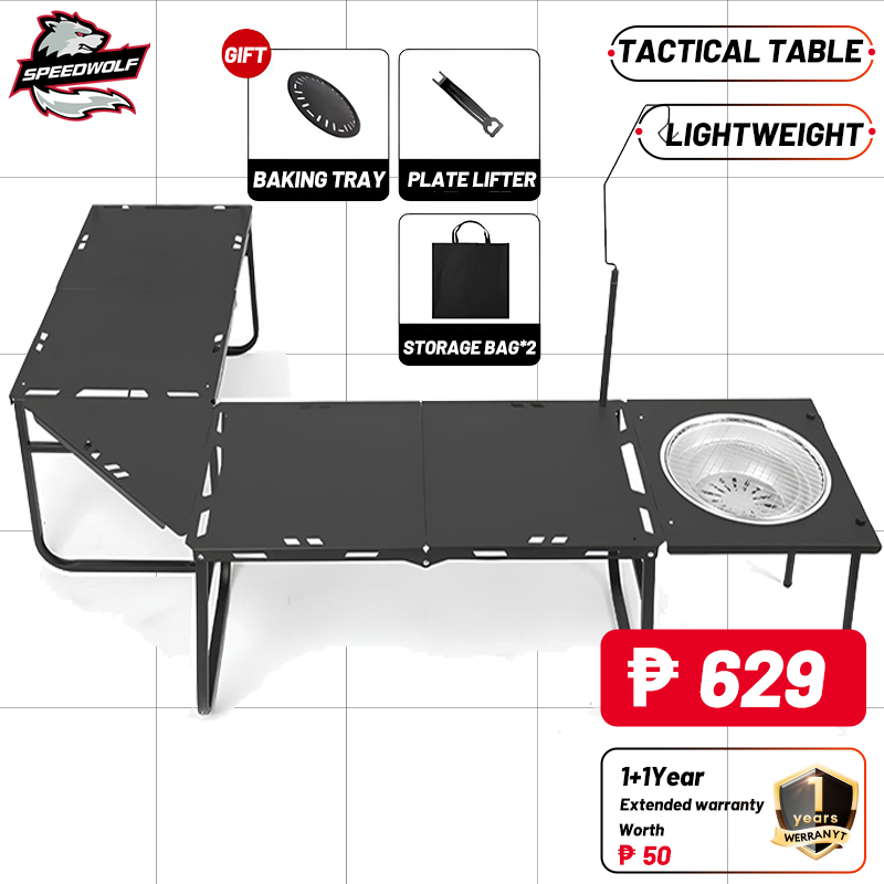 Outdoor tactical table multifunctional foldable aluminum alloy ...