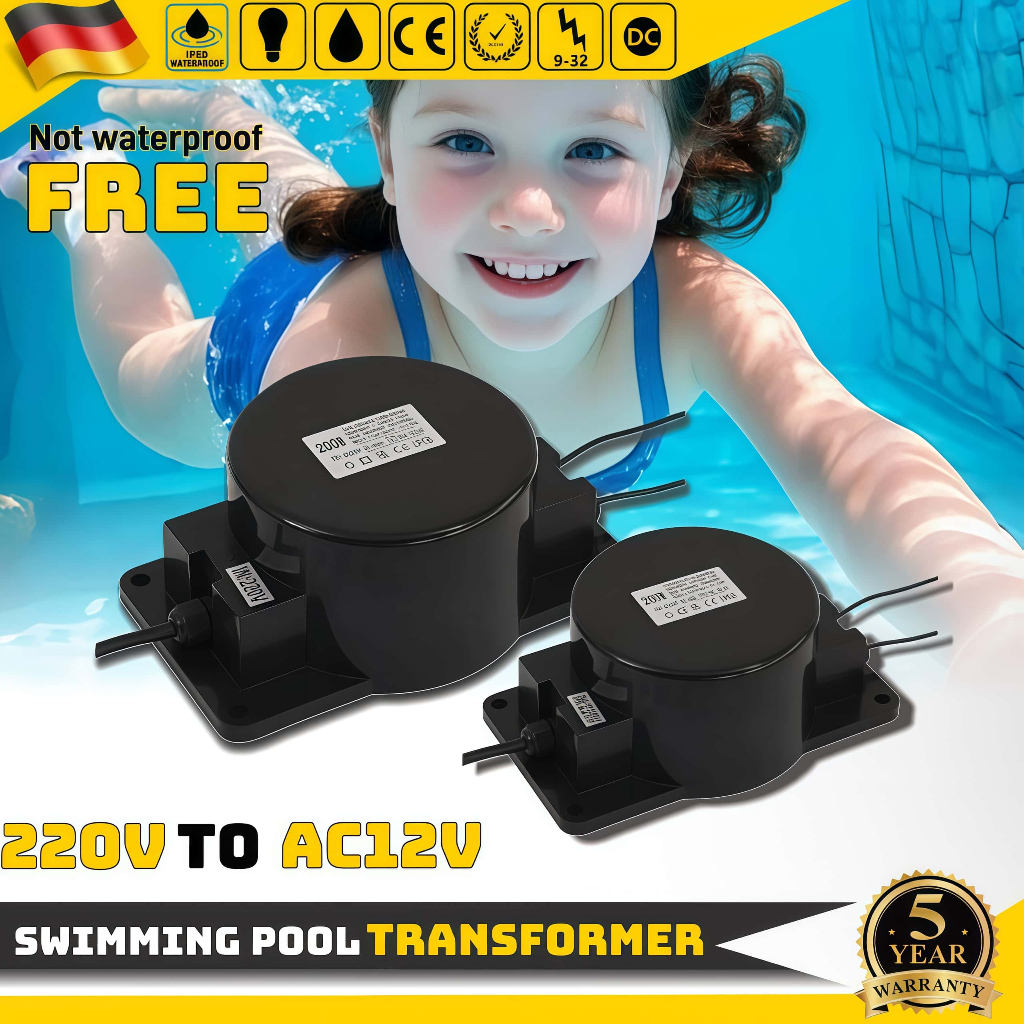 High Quality IP68 Waterproof Transformer 220V to AC12V para Underwater ...