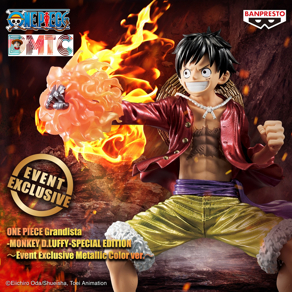 (MISB) EVENT EXCLUSIVE METALLIC COLOR VER ONE PIECE GRANDISTA-MONKEY D ...