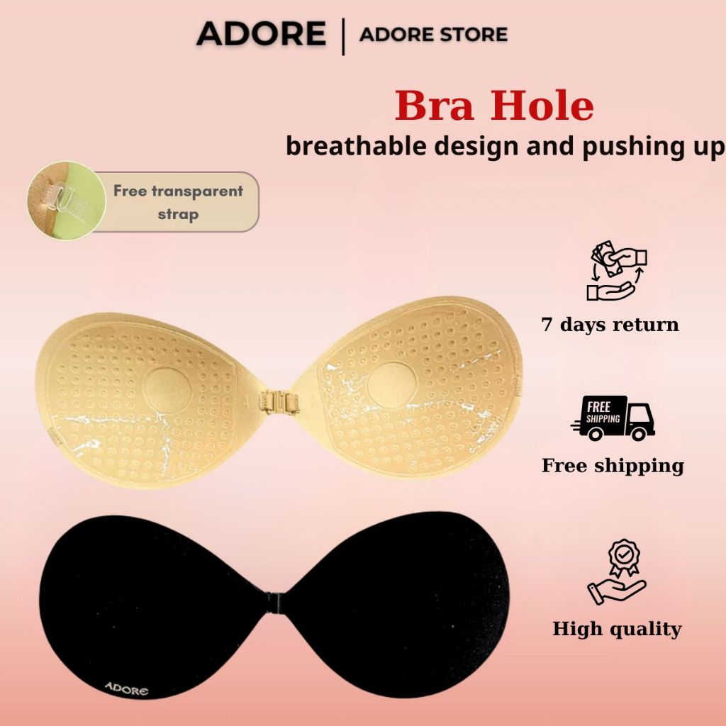 Push Up Bra ADORE Bra Breathable Design Lifting Generation Deep V Shape ...