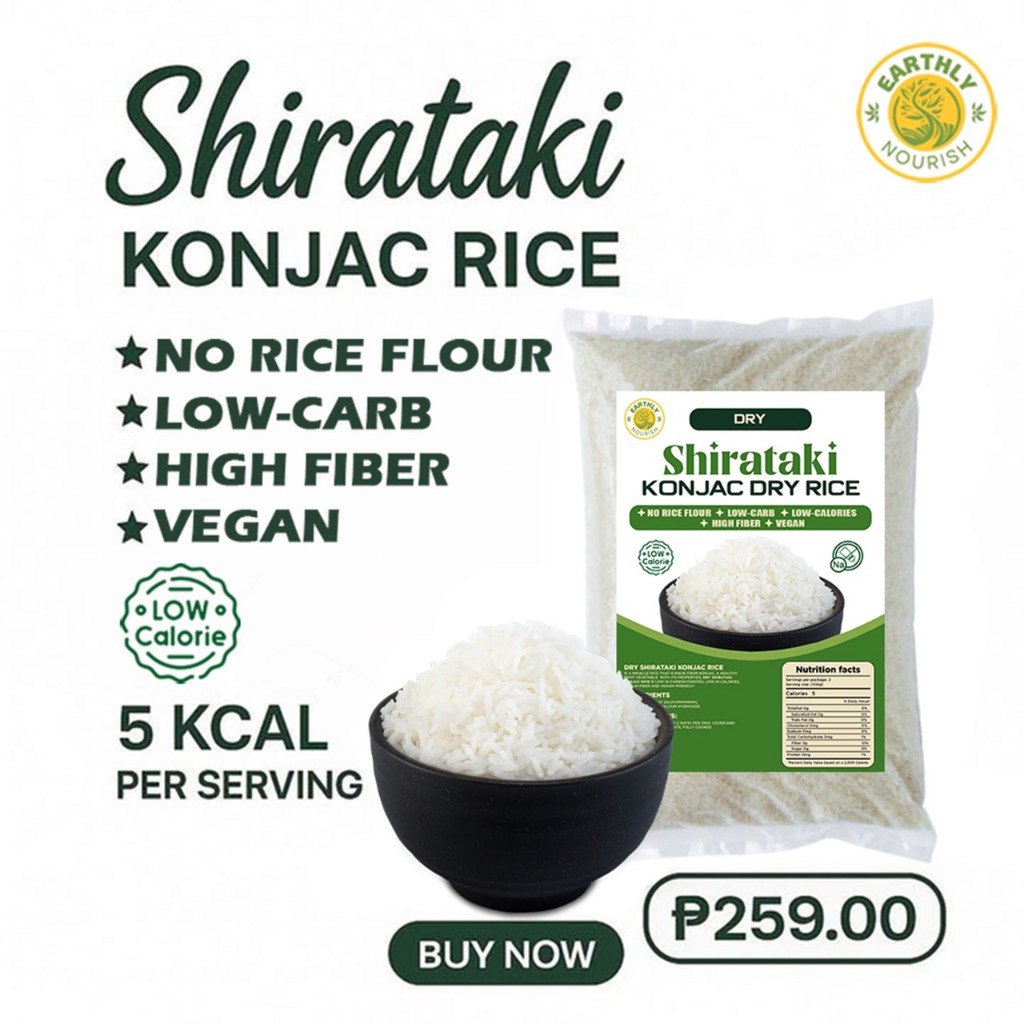 DRIED SHIRATAKI RICE KONJAC NO RICE FLOUR 1kg | Shopee Philippines