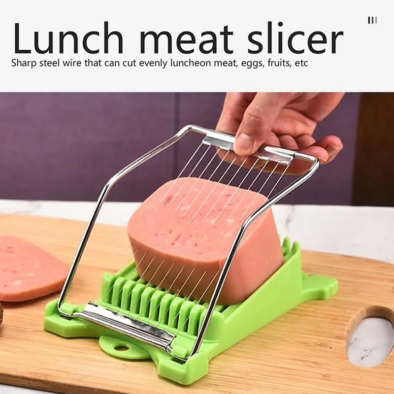 Luncheon Meat Slicer 304 Reinforced Stainless Steel Boiled Egg Fruit ...