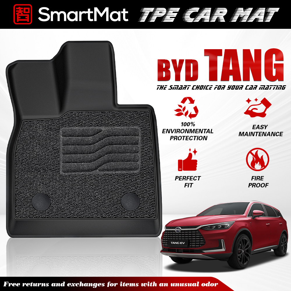 SmartMat Dual Layer Car Mat 3 Rows for BYD Tang 2024 up to latest ...