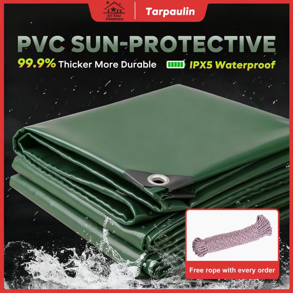Free rope PE waterproof tarpaulin Thickened rainproof tarpaulin outdoor ...