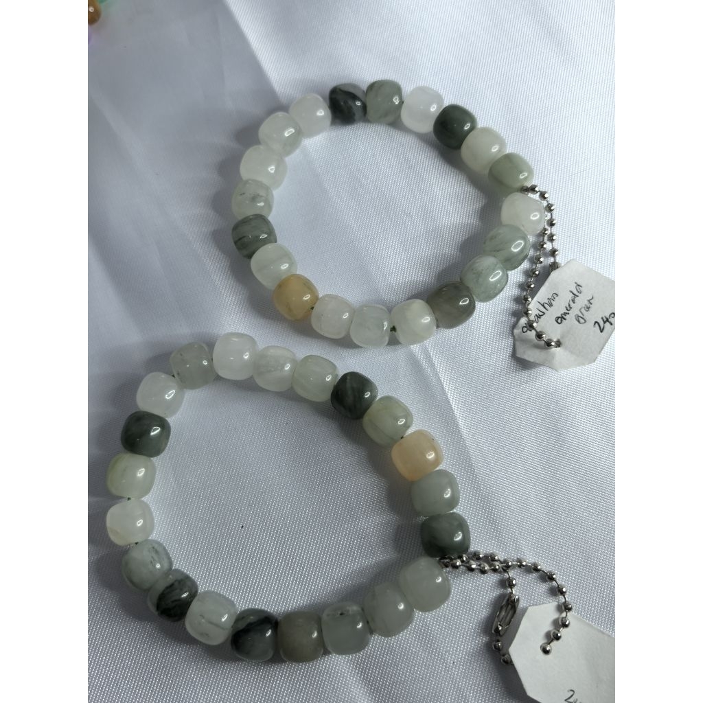 Tianshan Emerald Jade barrel bracelet | Shopee Philippines