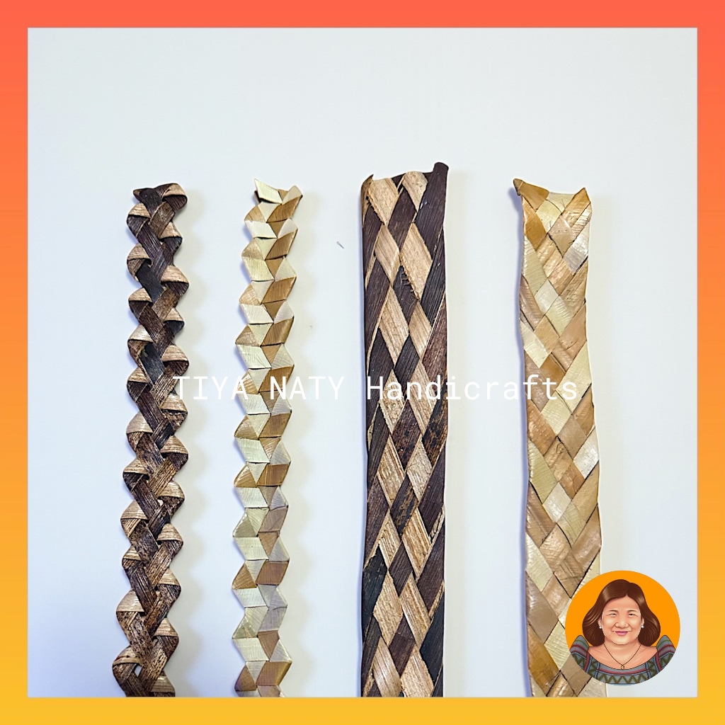 TIYA NATY 15-yard DIY Braided Zigzag pattern Craft Native Buri Design ...