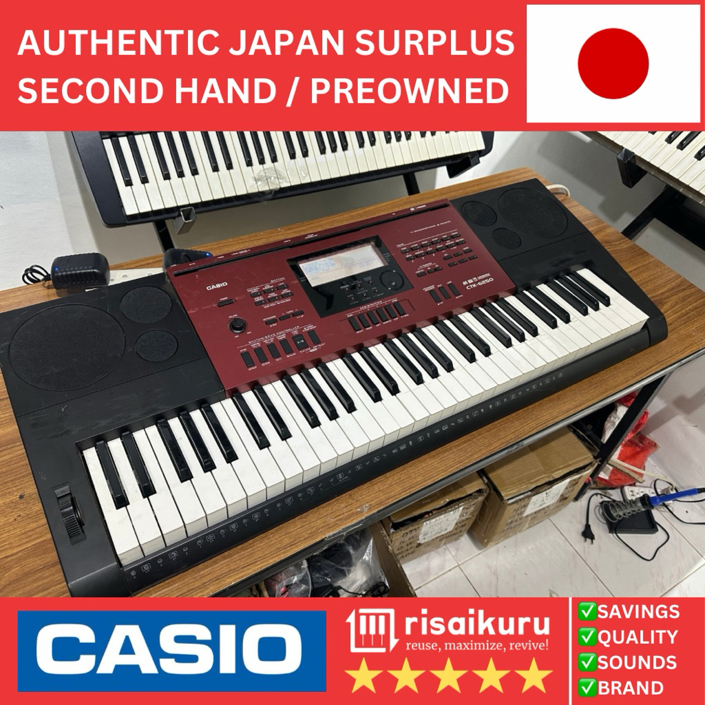 CASI0 CTK-6250 High Grade Keyboard Piano – 61 Keys Touch Response
