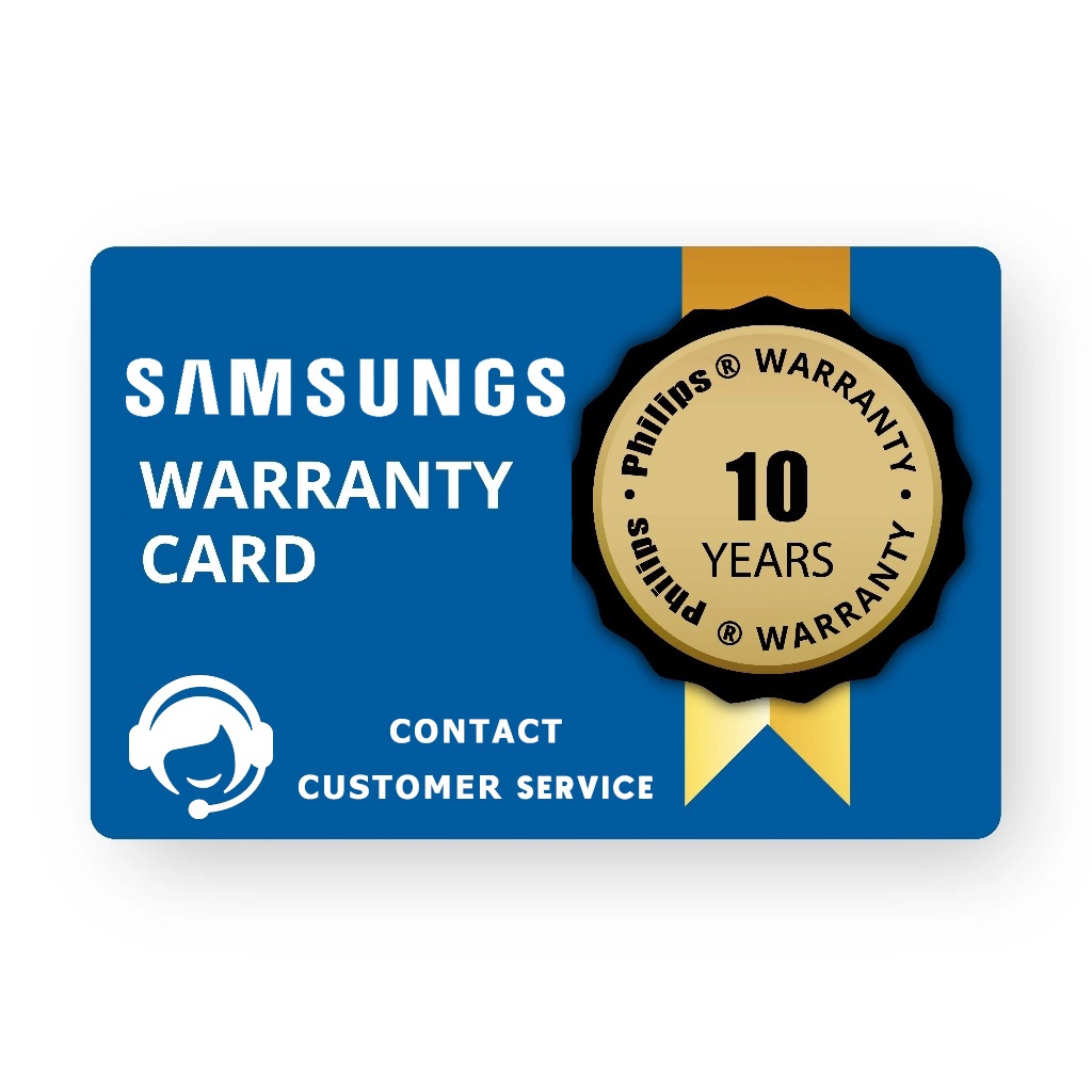 SAMSUNG VIP Solar light Free 10-year warranty card Electronic | Shopee ...