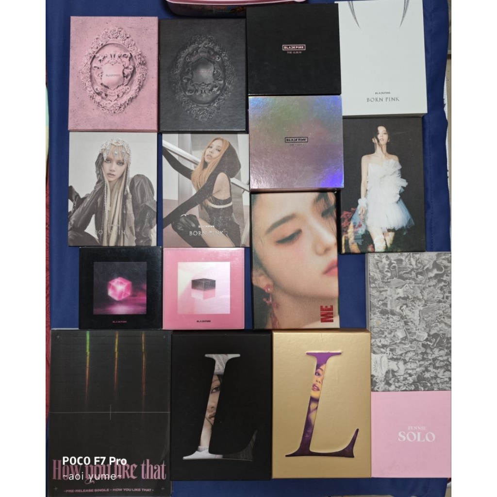 Blackpink Unsealed Albums Complete Inclusions Except PC | Shopee ...