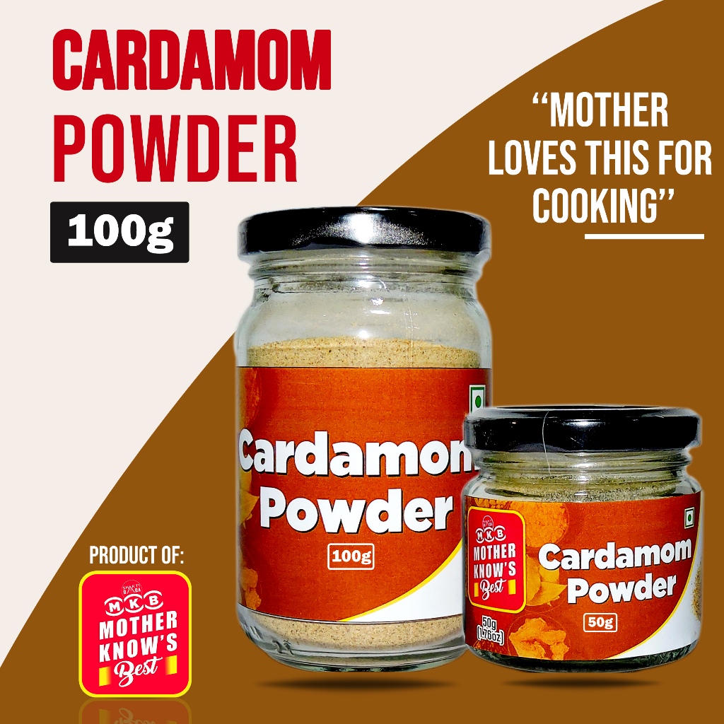 Mother knows Best Cardamom Powder 100g (Mother Loves this for Cooking ...