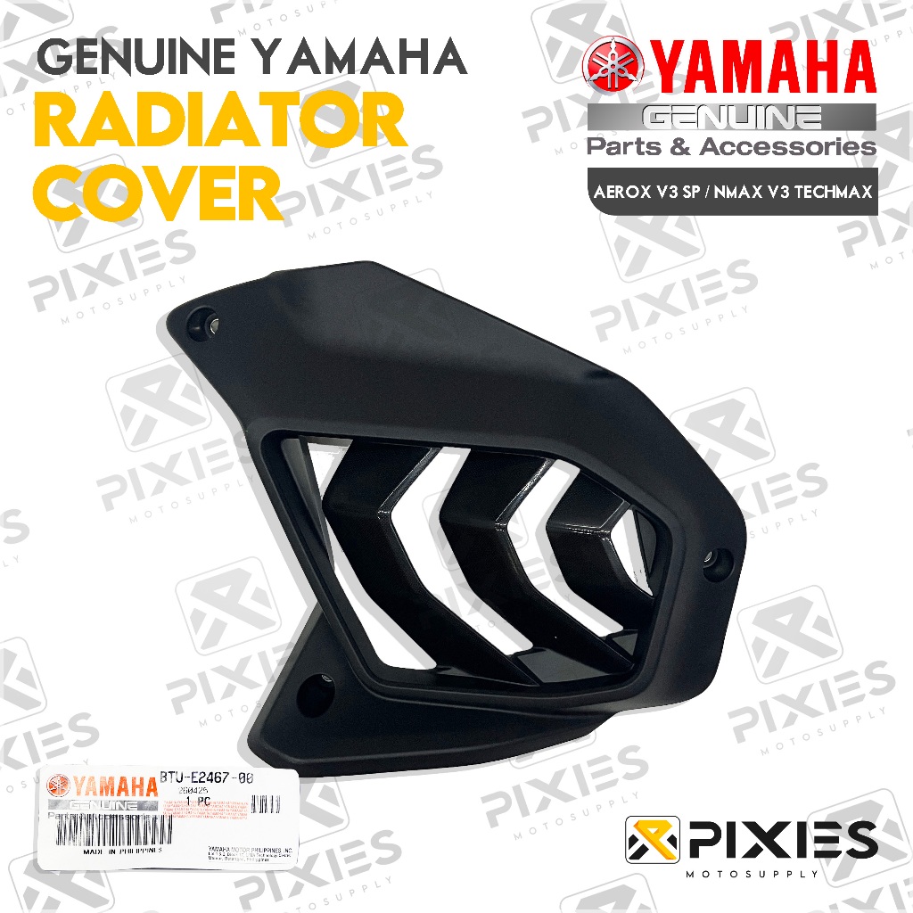 YAMAHA GENUINE RADIATOR COVER FOR NMAX V3 NMAX 2025 TURBO / AEROX V3 SP ...