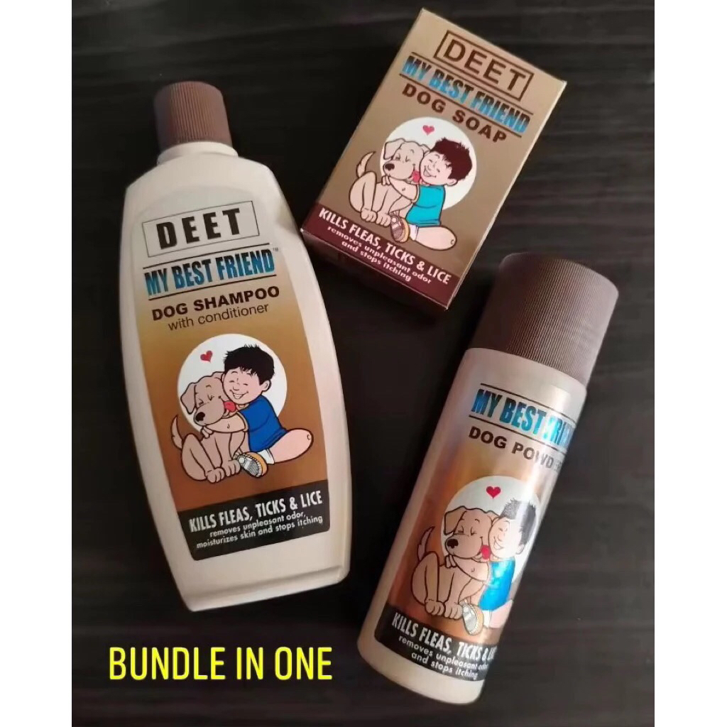 DOG SOAP, SHAMPOO & CONDITIONER, POWDER DEET MY BEST FRIEND (Kills ...