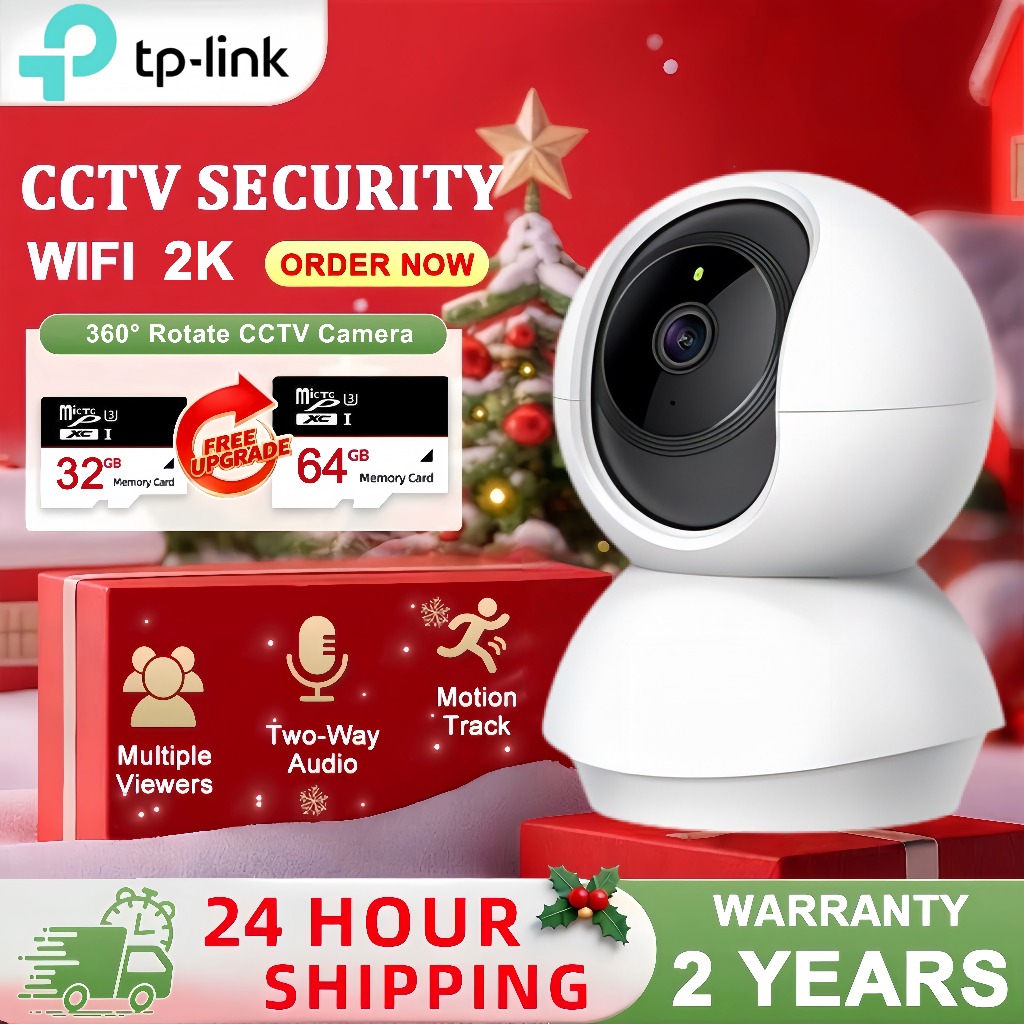 BUY 1 TAKE 1 2K HD V380 Pro CCTV Camera Connect Cellphone Night Vision ...