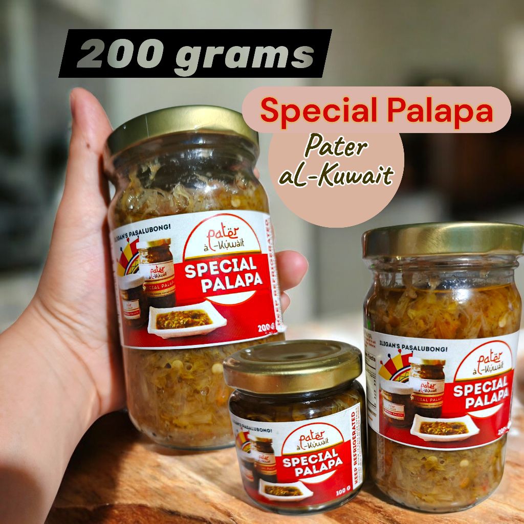 Palapa 200 grams, Iligan's best product, pater al-kuwait special palapa ...