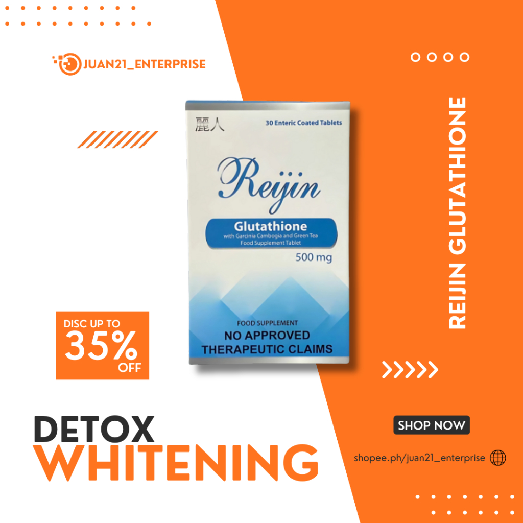 Reijin Glutathione Authentic – Slimming, Whitening, Detox & Skin Glow  Supplement