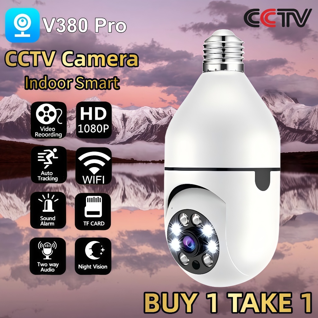 V380 Pro CCTV Camera WIFI Wireless Voice 1080P Night Vision Two-Way ...
