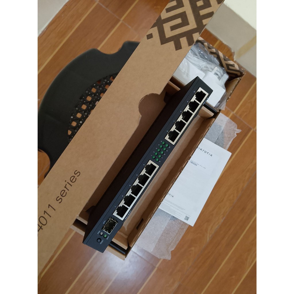 MIKROTIK RB4011 RouterBoard RouterOS L5 1U Rackmount 10-Port Gigabit ...