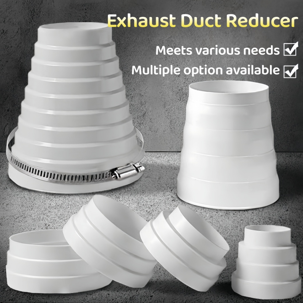 Exhaust Pipe Reducer Adaptor Range Hood Pipe Reducer Converter Pipe ...