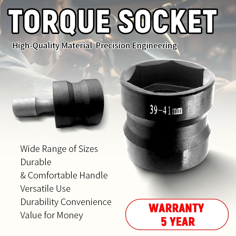 【COD】Heavy-duty Torque drive socket 39x41mm and 3 inches extension set ...