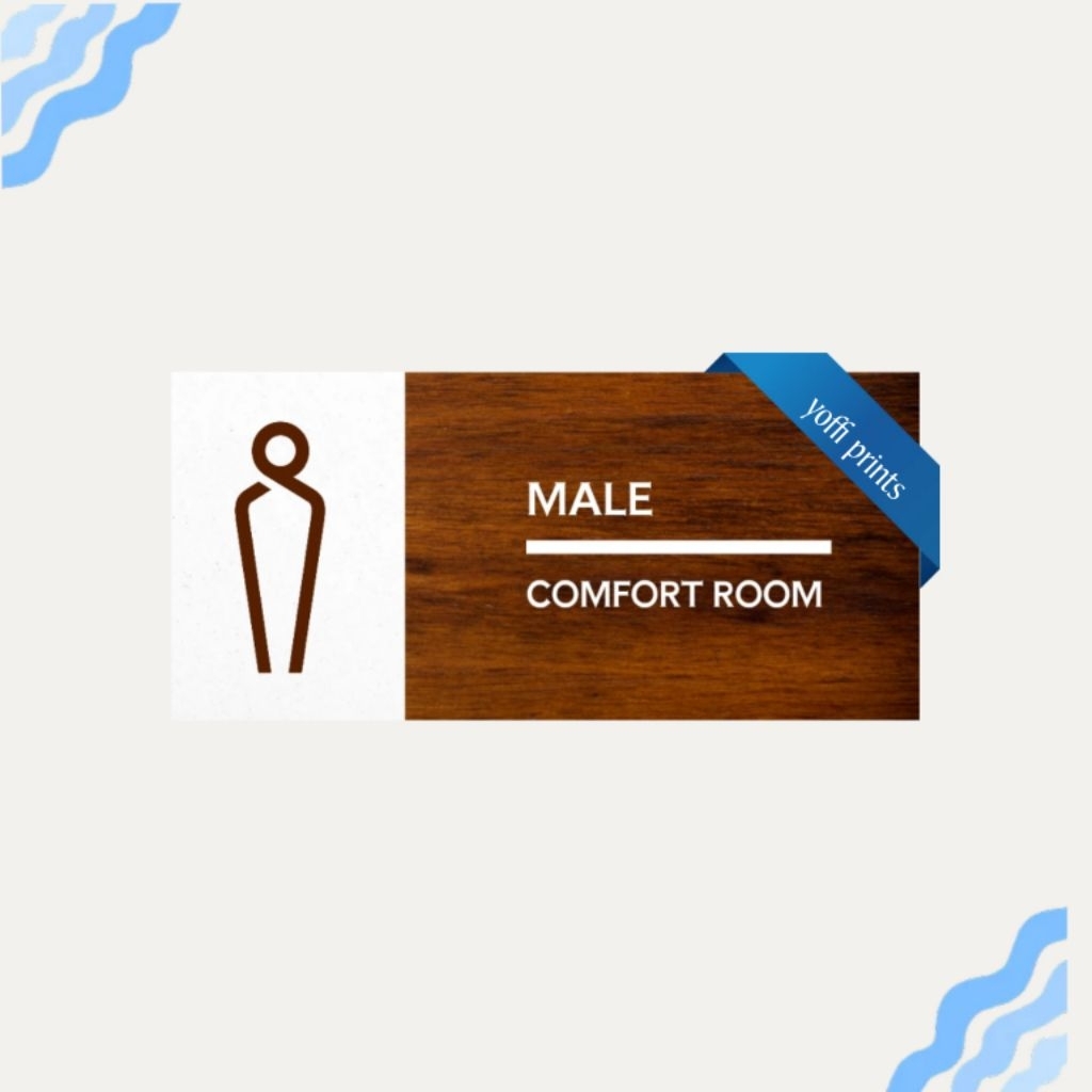 Shop comfort room sign for Sale on Shopee Philippines