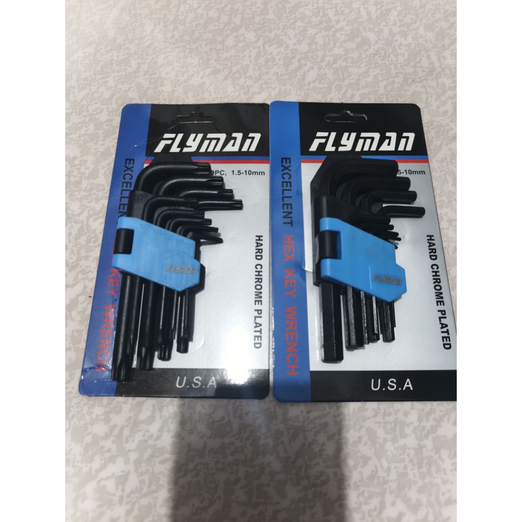 original flyman allen wrench ( hexagon type)(star type) sold per set ...