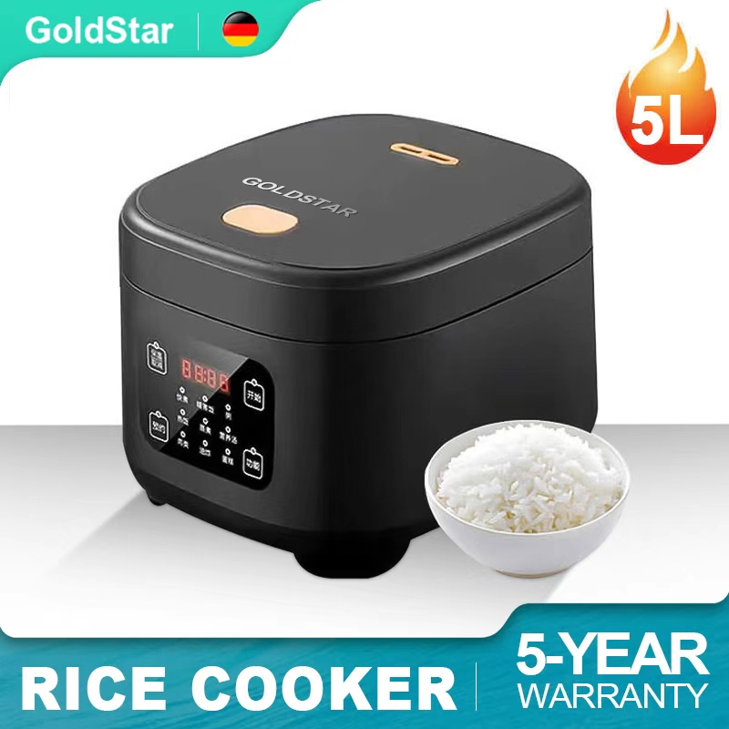 GoldStar 5L Electric Rice Cooker Large Capacity Smart Rice Cooker ...