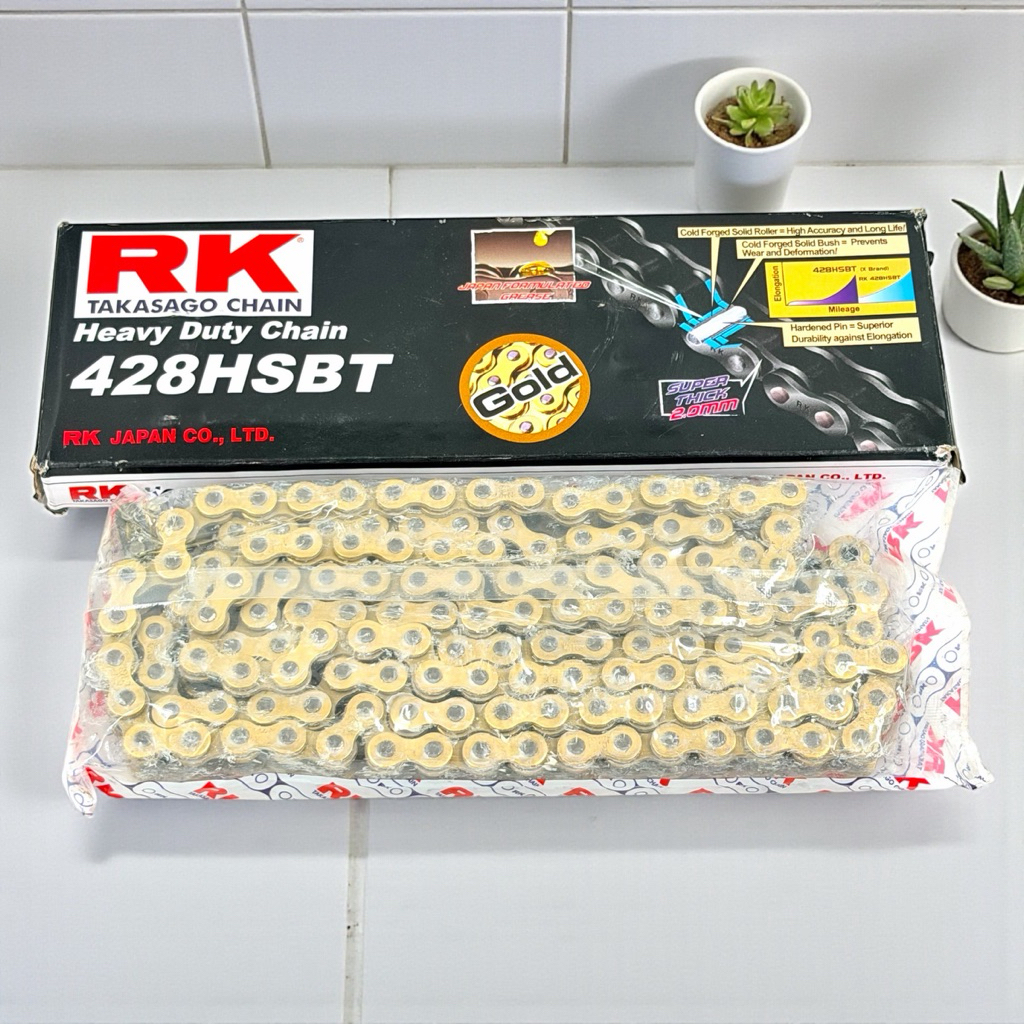 RK RCING CHAIN 428 HEAVY DUTY NON-ORING | Shopee Philippines