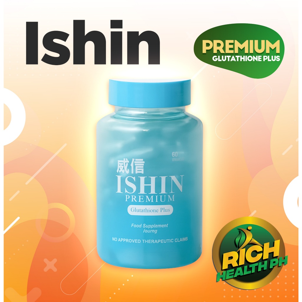 Ishin Advanced White Japan Formula Ishin C Plus & Premium Glutathione Plus  for Radiant Skin Brighten