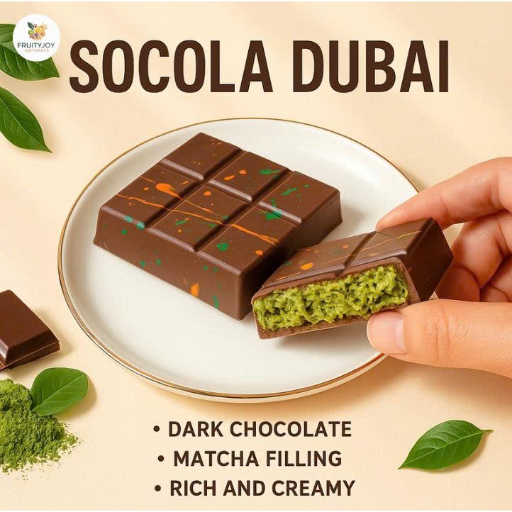 READY STOCK | Flavors Dubai Chocolate Low Sugar/Low Fat Chocolate 30g ...