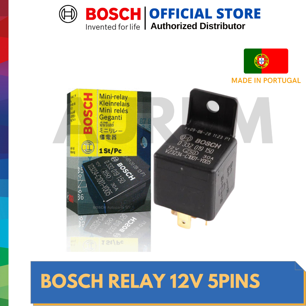 Bosch Relay 12volts each 5pins 1pc | Shopee Philippines