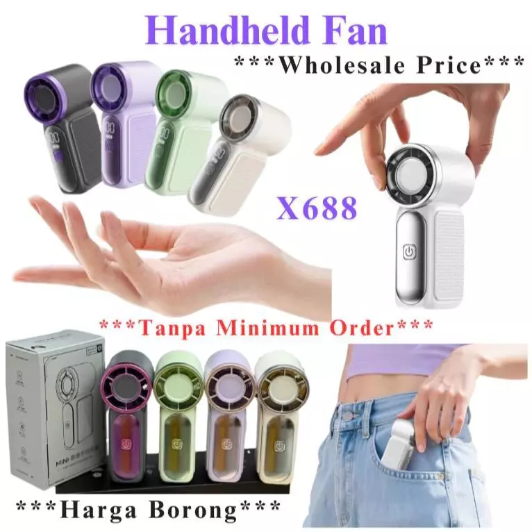 Smallest Fan (2026 New) 3600mAh Portable Mini Handheld Fan 3.5-inch ...