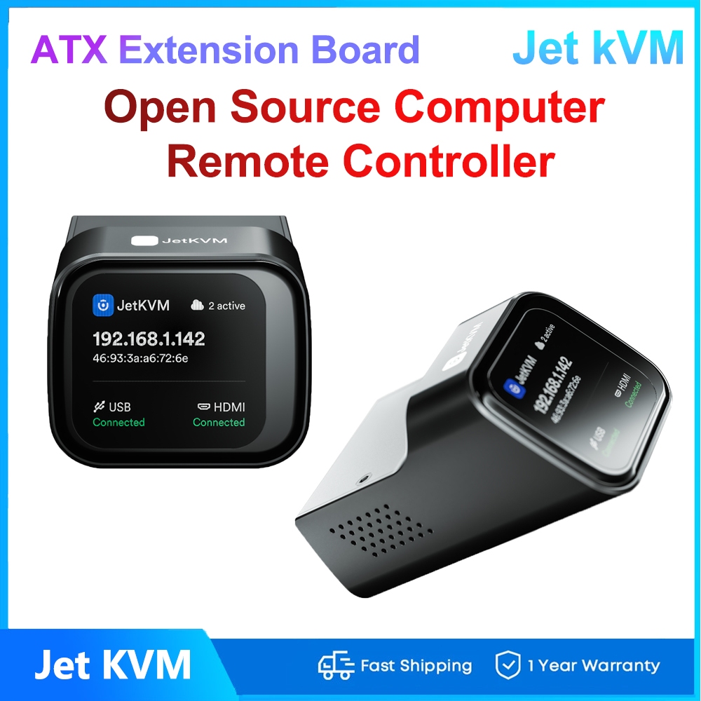JetKVM IP-KVM Open Source Remote Management Desktop Control Device ...