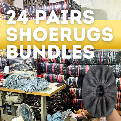 24 PAIRS Shoe Covers Assorted Premium Quality Shoe Rugs | Foot Rugs ...