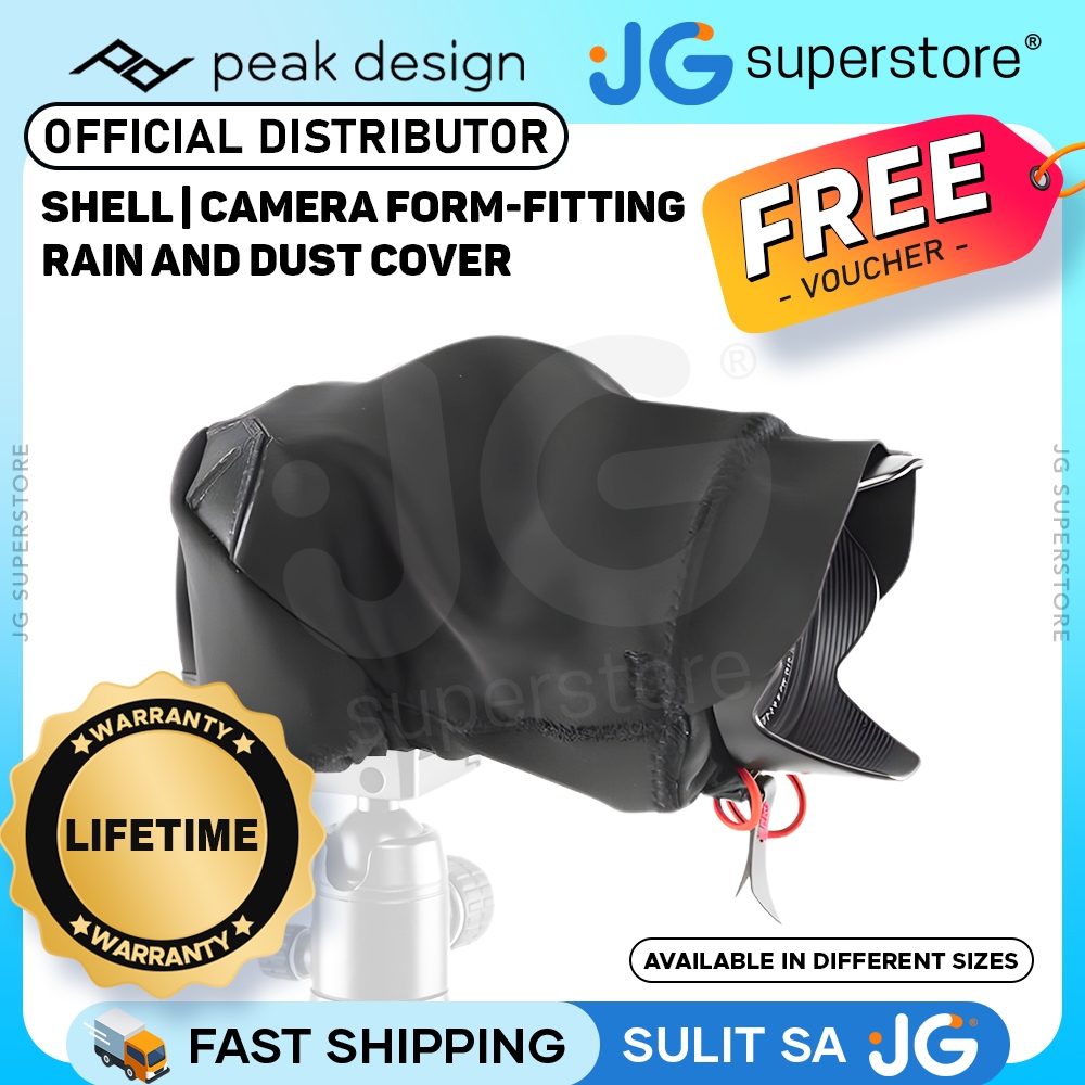 Peak Design Shell Form-Fitting Rain and Dust Cover, Weather-Resistant ...